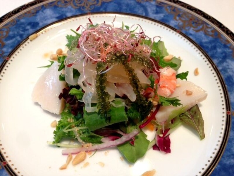 夏の&quot;健美&quot;海の幸のサラダ