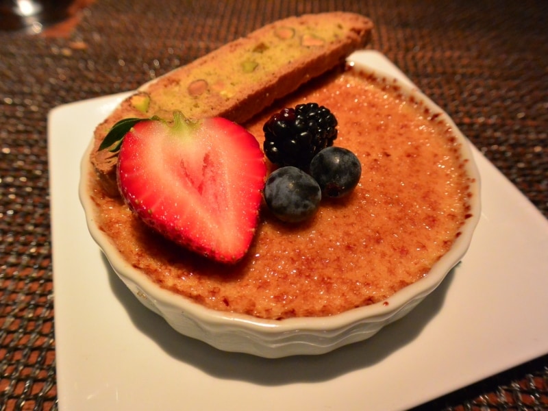 デザートはクリームブリュレがおすすめ