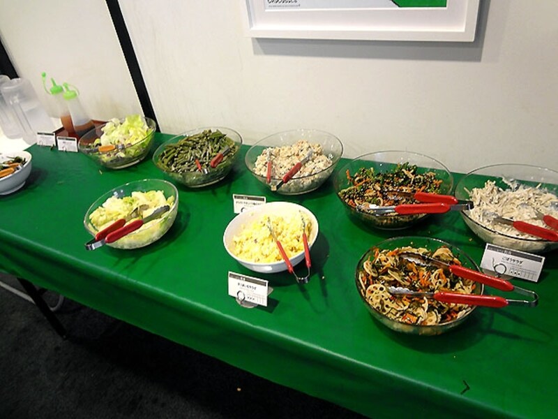 和良 自由が丘工房 前菜のブッフェ台