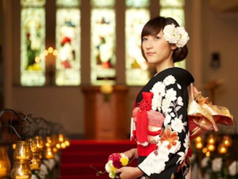 黒引きundefined和装undefinedセントバース教会undefined