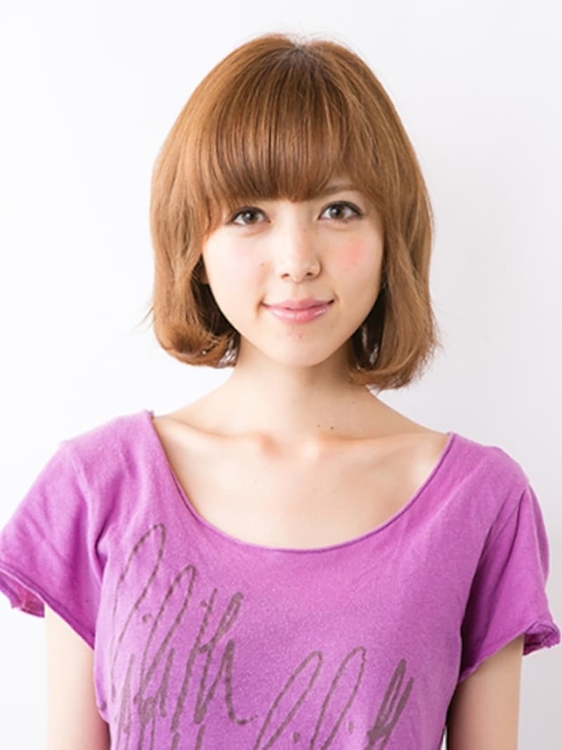 肩ラインのグラデーションボブ