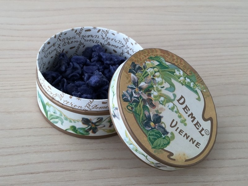 デメルのスミレの砂糖漬け