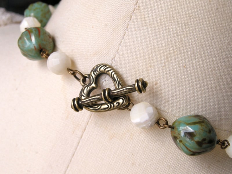 ハイブリッドシードビーズのネックレス