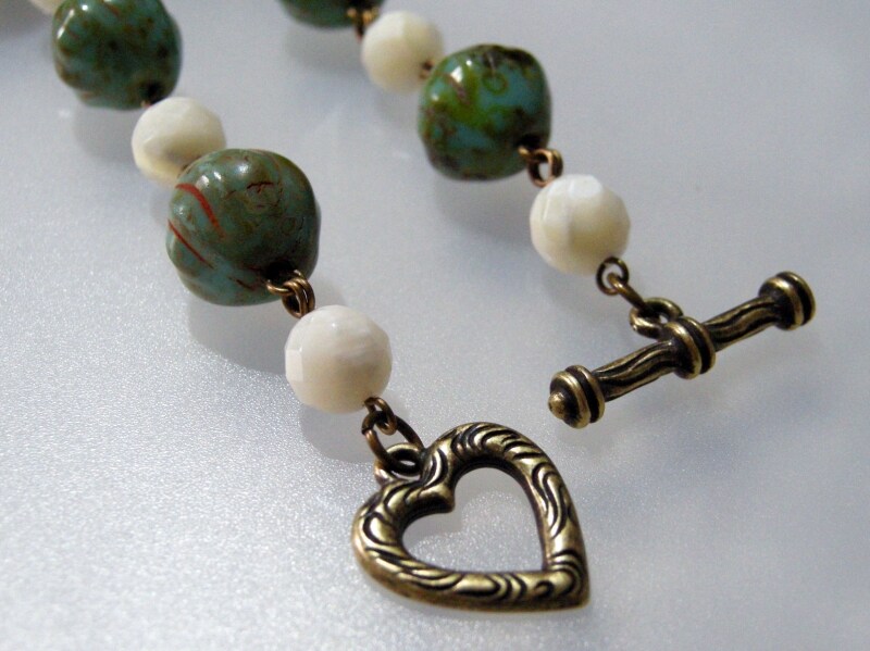 ハイブリッドシードビーズのネックレス