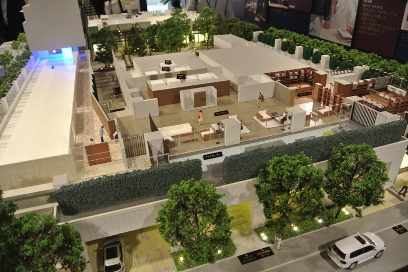 キャピタルゲートプレイスの模型