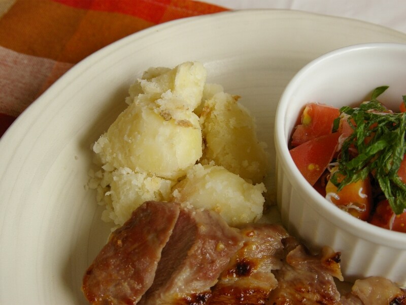 アンチョビバター風味のこふきいも