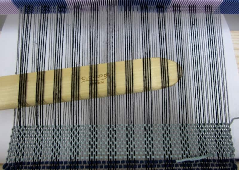 たて糸のバランスも調整