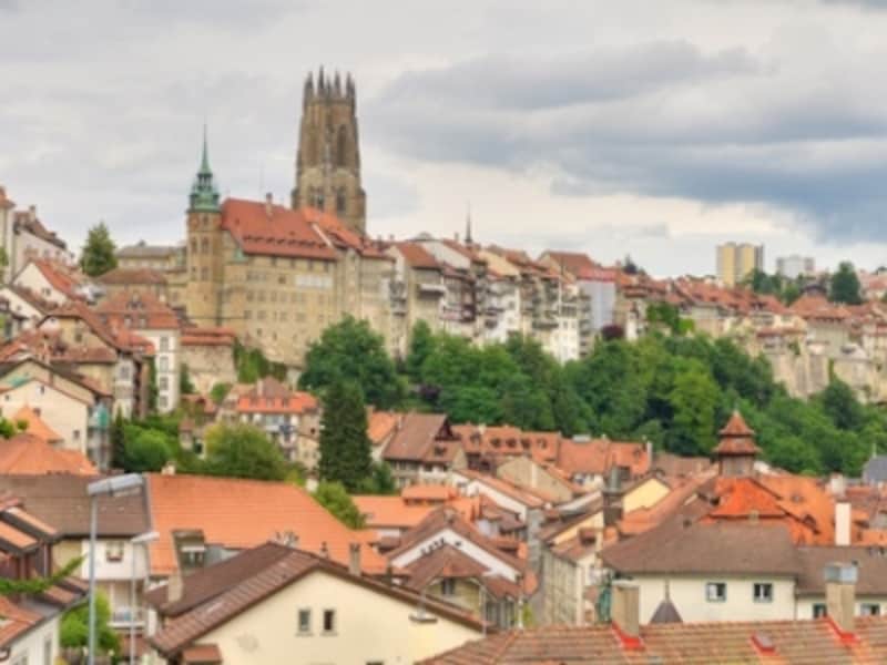 フリブールの街並み