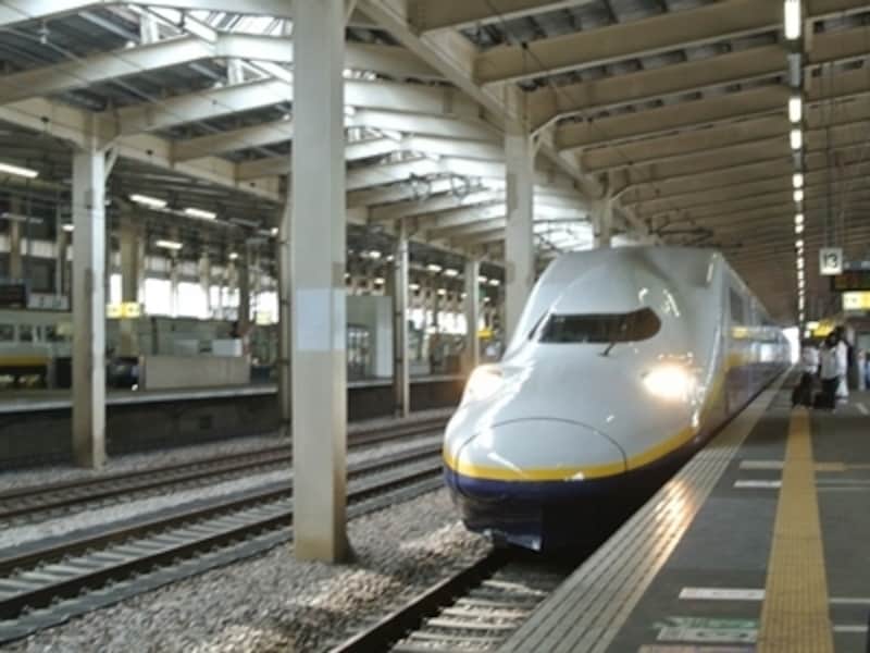 東京駅から「マックスとき」で80分。子供たちは2階建て新幹線に大興奮！？