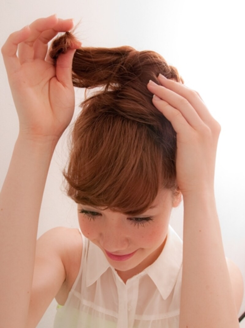 ふんわりと巻き付ける