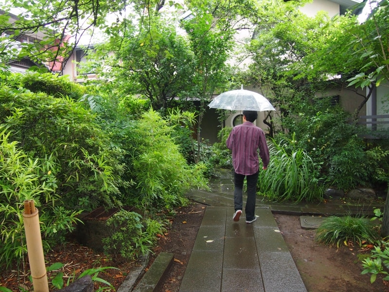 雨もまたいい風情だ