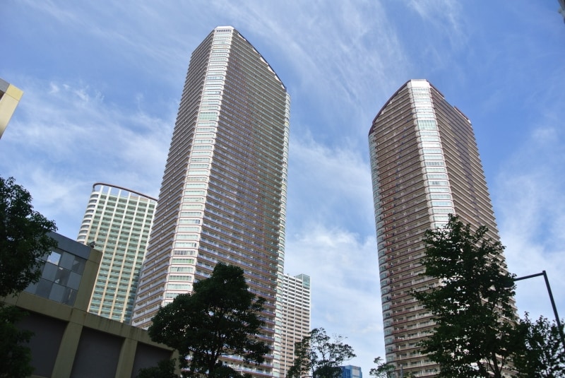 「武蔵小杉」駅東側の開発ゾーン