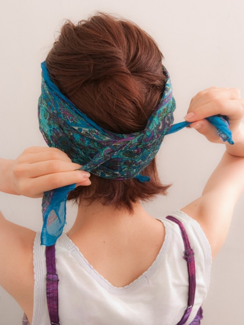 幅が太くなり過ぎないように重なるように巻くと良い