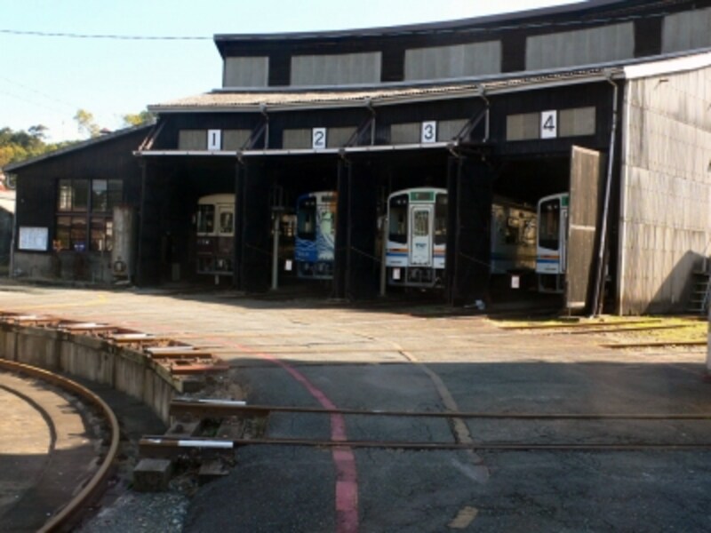 天竜二俣駅扇形車庫