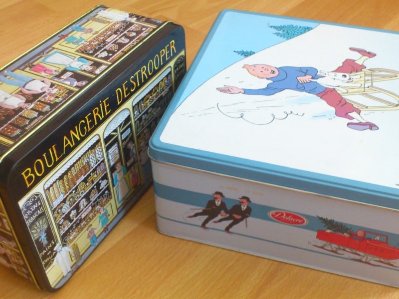 ベルギー土産にぴったりの缶入りクッキー