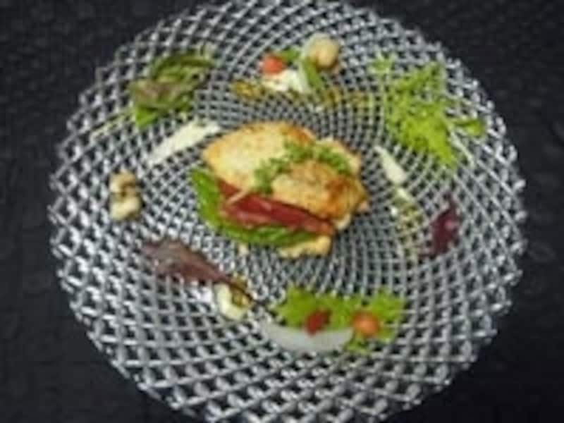 料理をもりつける