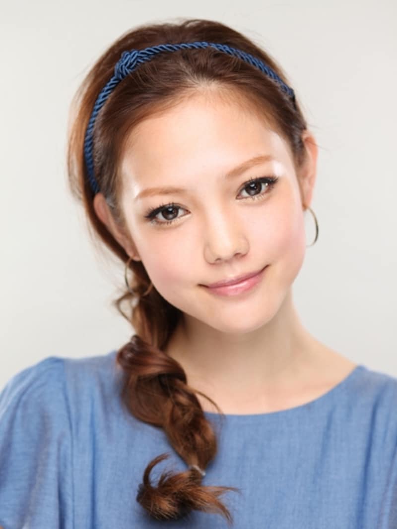 輪郭形成メイク