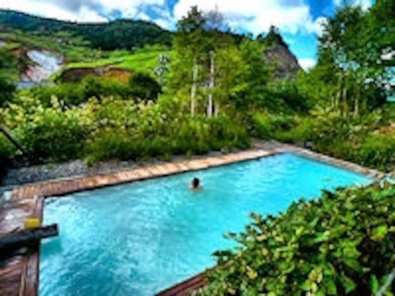 豊国館の露天風呂