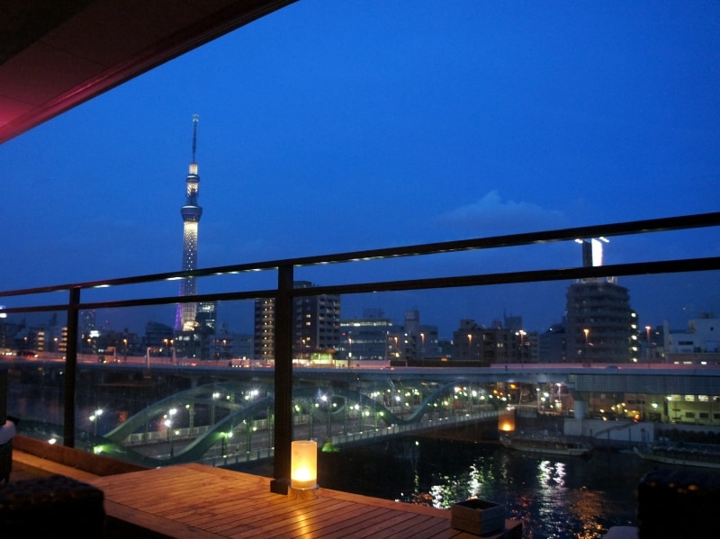 リバーサイドテラスの囲い