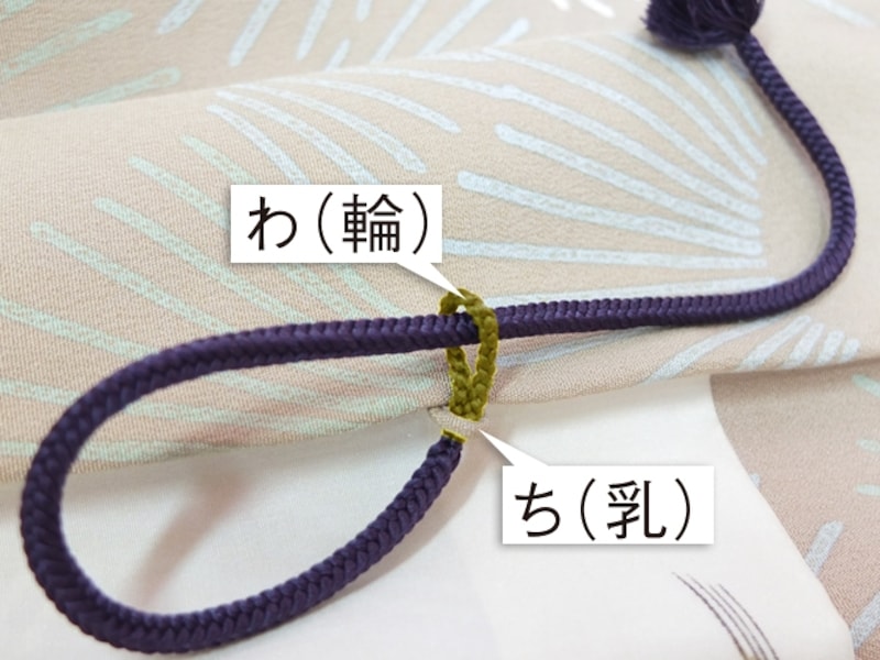 羽織紐の取り付け方