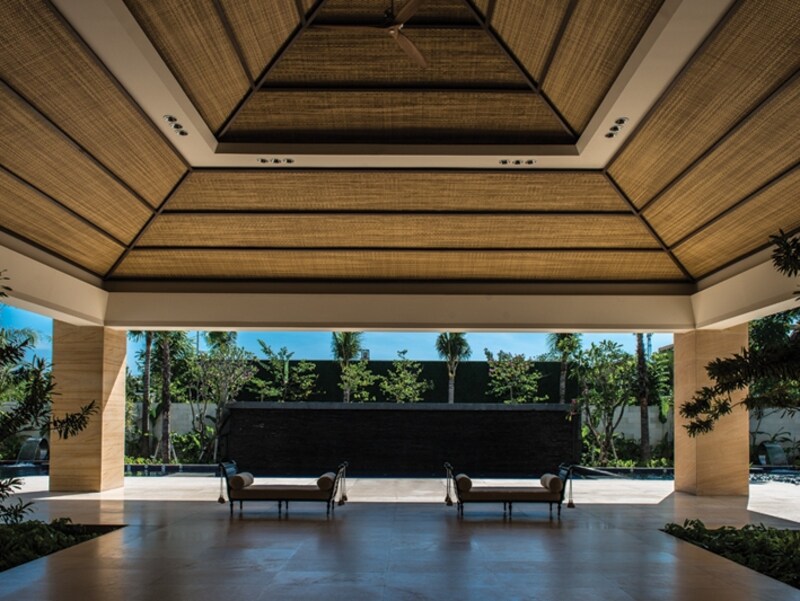 閑静なヴィラエリアに佇む「MULIA  SPA」のリラクシングスペース