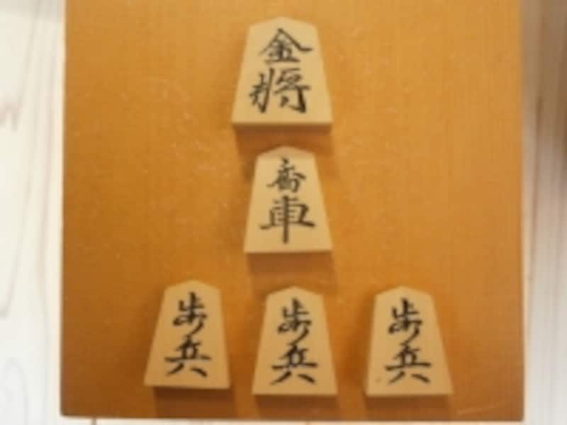 相手から取った駒は駒台に置く