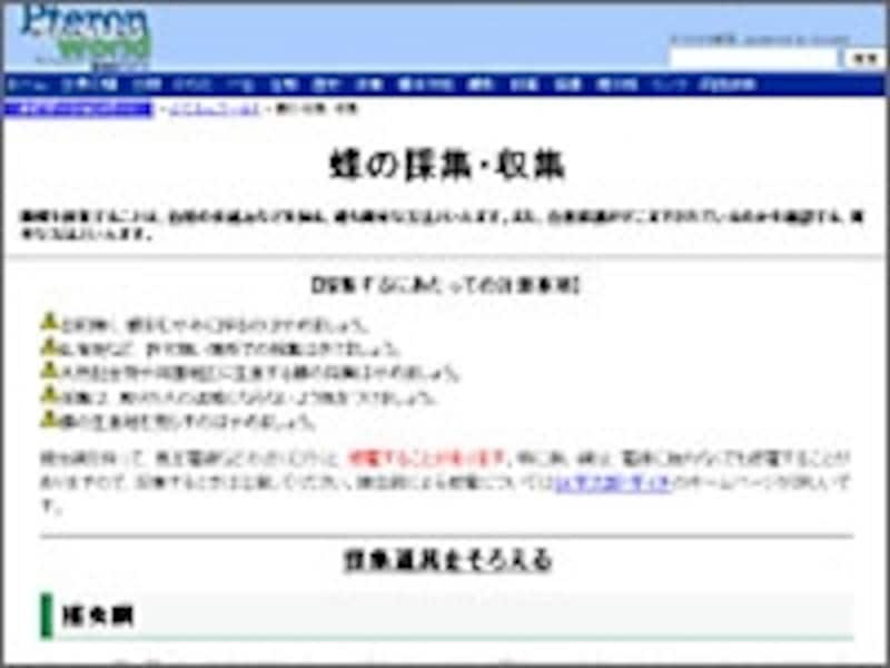 ぷてろんワールドundefined蝶の採集・収集