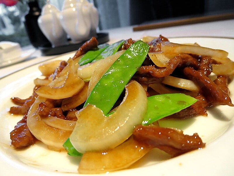 黒毛和牛と玉葱の炒め