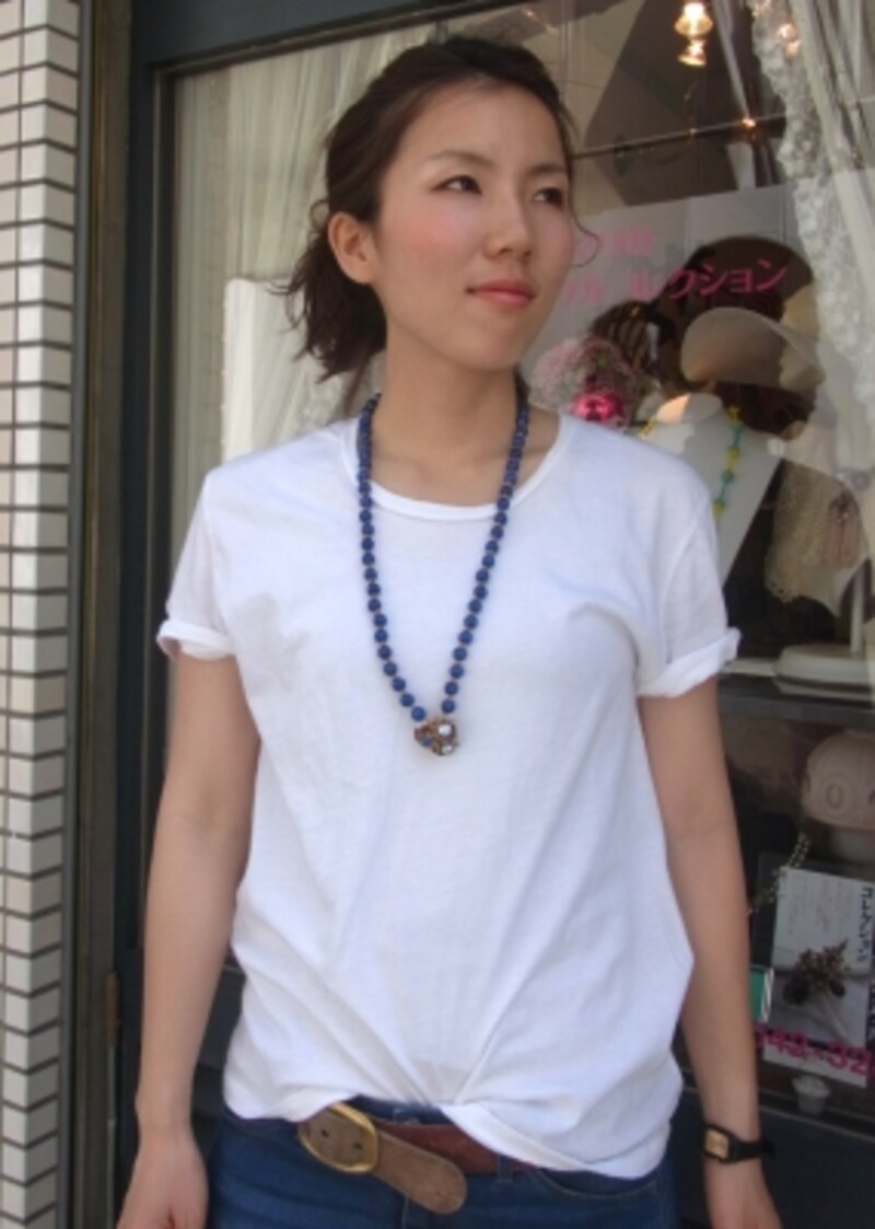 首周りをすっきり見せるマチネーサイズ