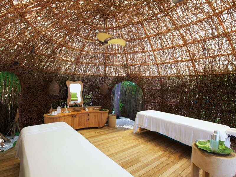 トリートメントルームは全部で9つ。そのうち4つがネストと呼ばれる斬新なデザイン