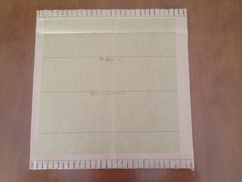 オリジナルのダンボール板で作ったおりりん(実用新案第3091459号取得)