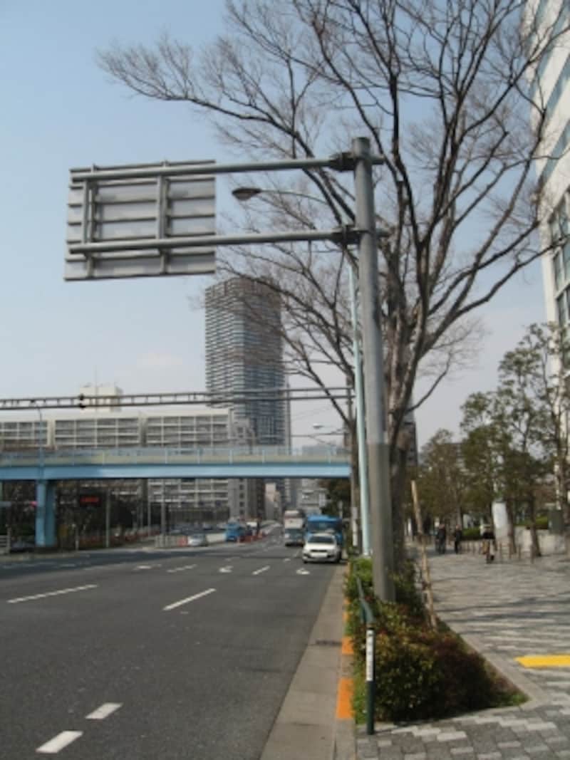 晴海タワーズ駅からの道