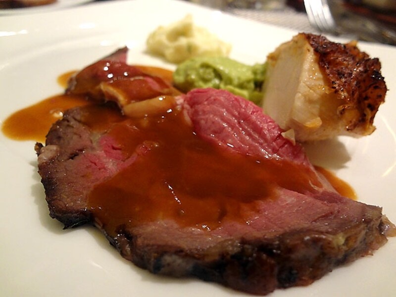 ローストビーフ、ロティサリーチキン