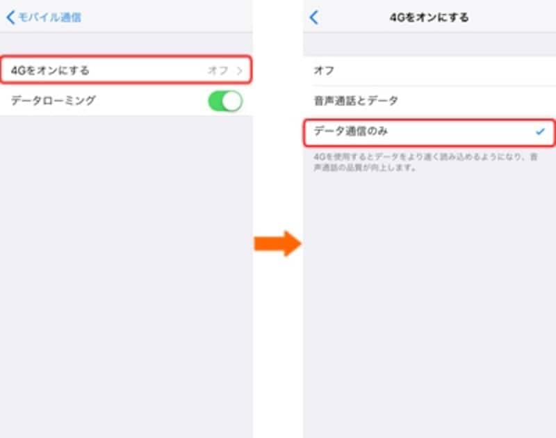 海外iPhone設定