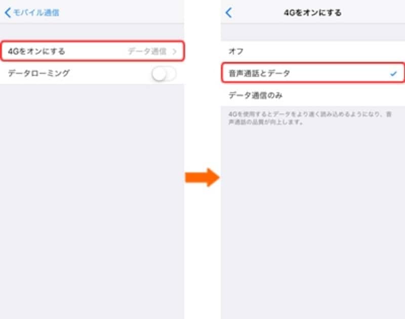 海外iPhone設定