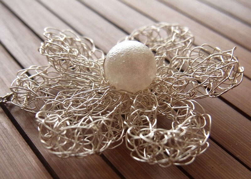 中央にエアパールをつける