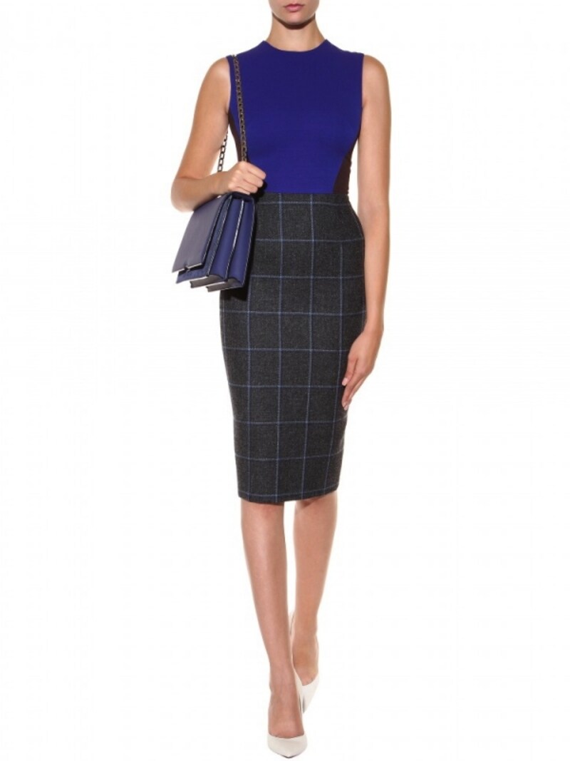 Victoria Beckham/WOOL AND SILK-BLEND DRESS