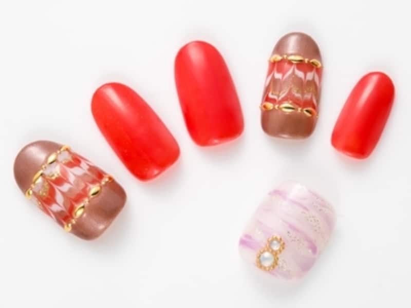 ピーコックネイルでリゾート気分