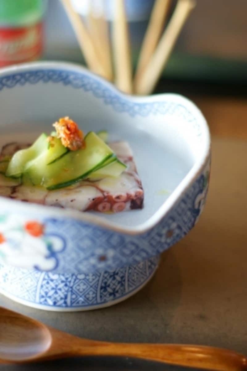 仮屋産真ダコのソップレッサータ