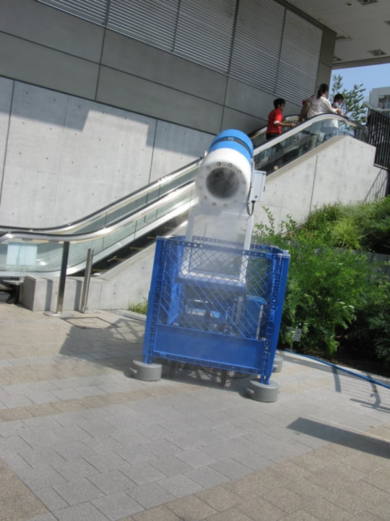 しばし涼をとる