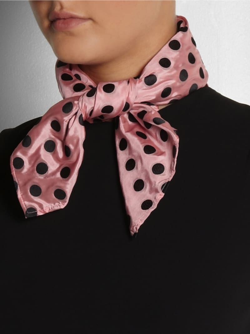Miu Miu／Polka-dot taffeta scarf