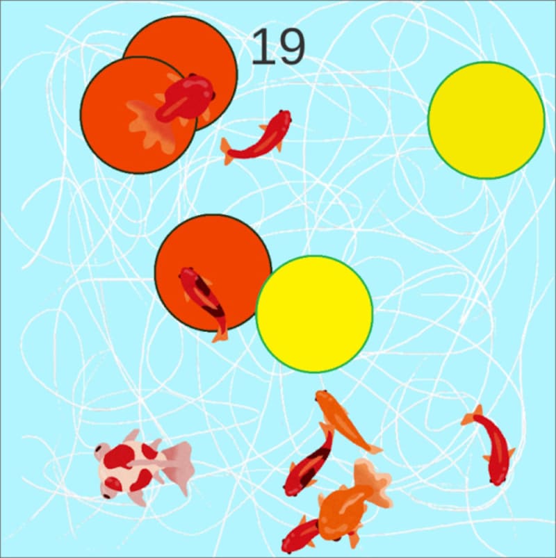 マウス練習ゲーム・遊び　unityroomきんぎょすくい