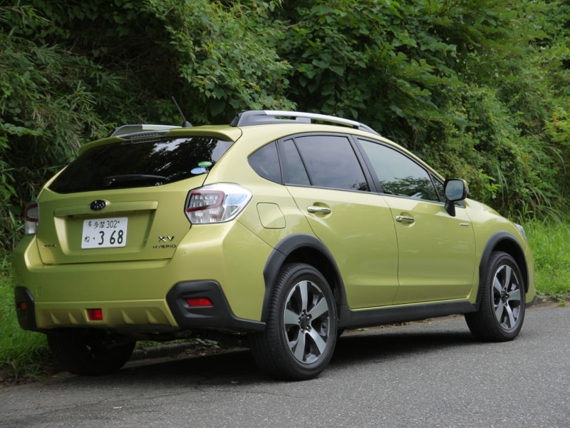 スバルXVハイブリッドリヤ