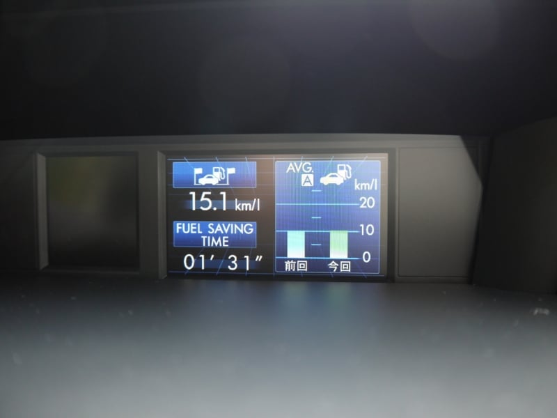 スバルXVハイブリッドマルチファンクションディスプレイ