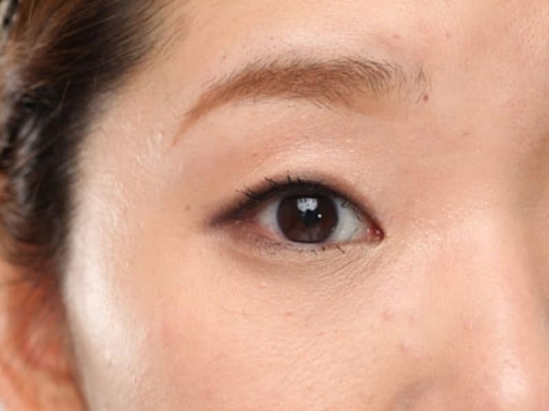 ぱっちり、魅力的な目が完成!