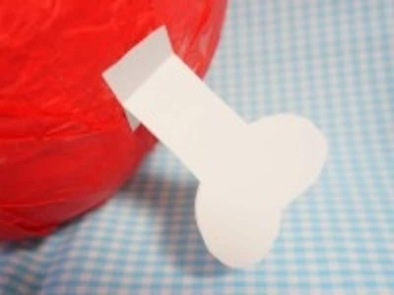 骨型に切った紙