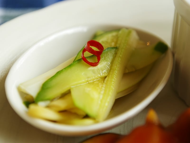 きゅうりとセロリの浅漬け