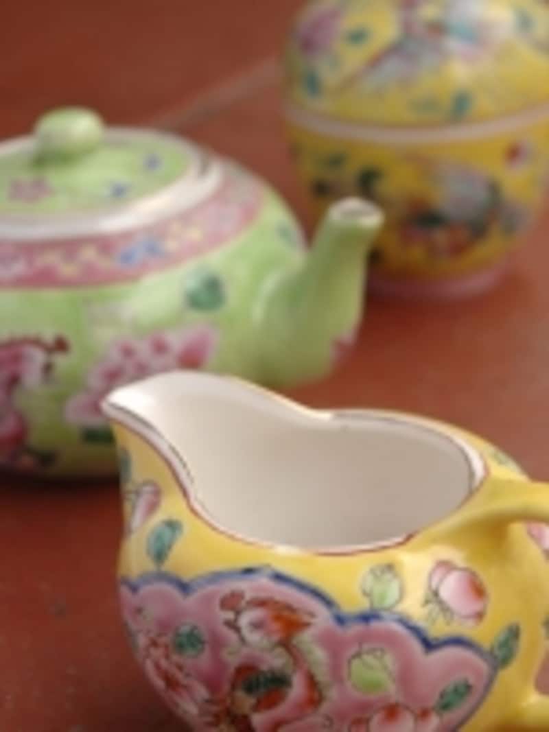 パステルカラーで彩られたキュートな陶器も、ババニョニャ文化undefined（c）マレーシア政府観光局