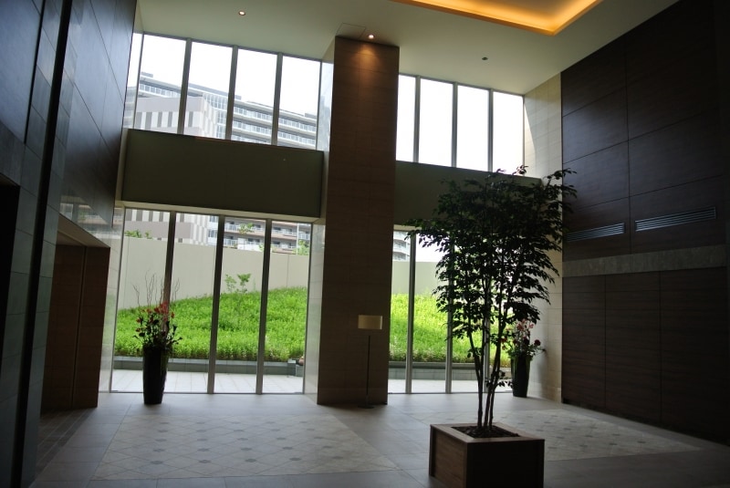 パークシティ柏の葉キャンパス弐番街のD棟のラウンジ