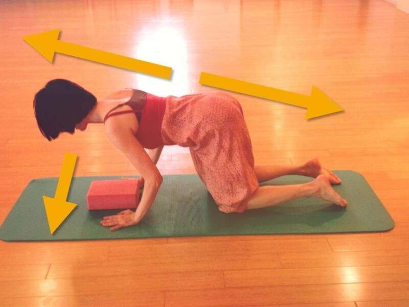 ベビーに顔を近づけるように。